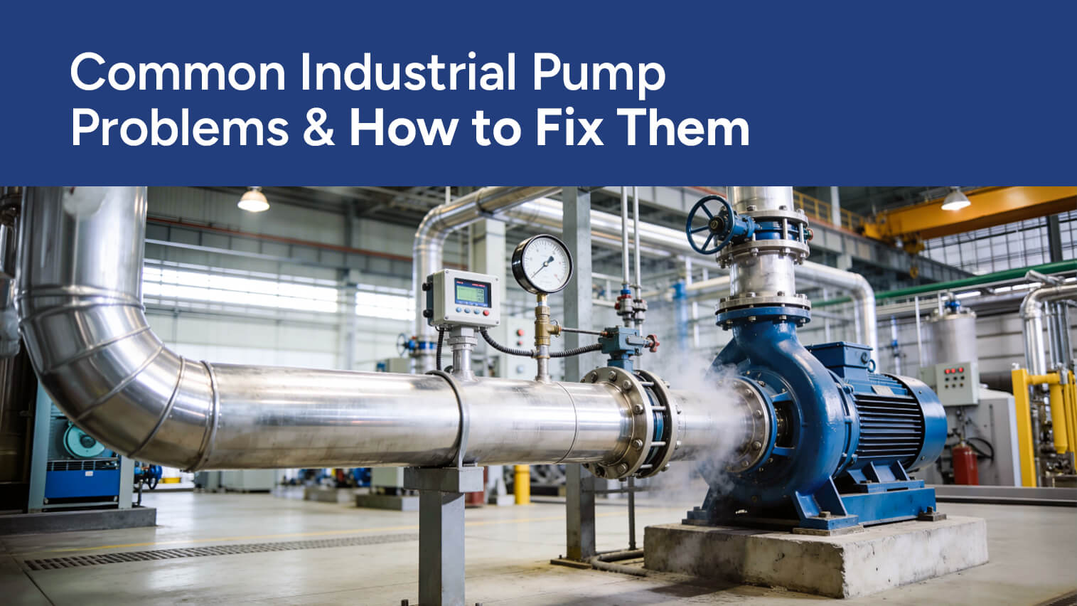 Common Industrial Pump Problems and How to Fix Them