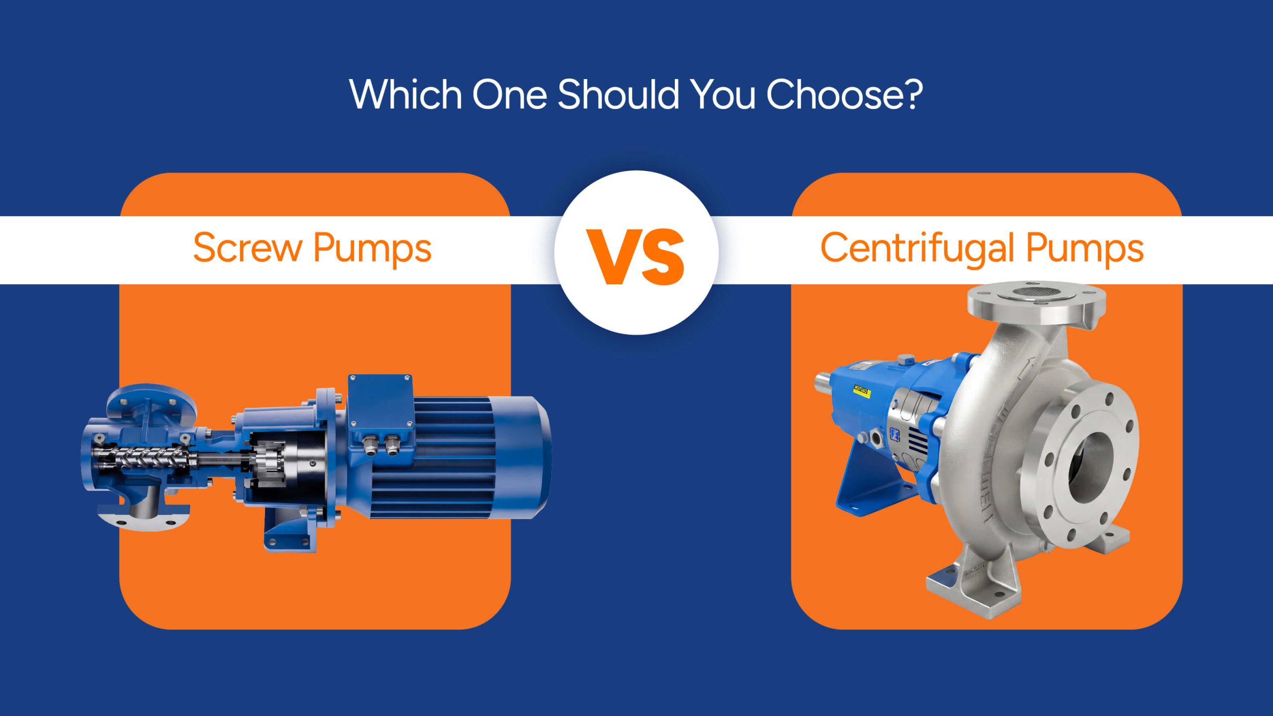 Centrifugal Pump vs Screw Pump: Which One Should You Choose?