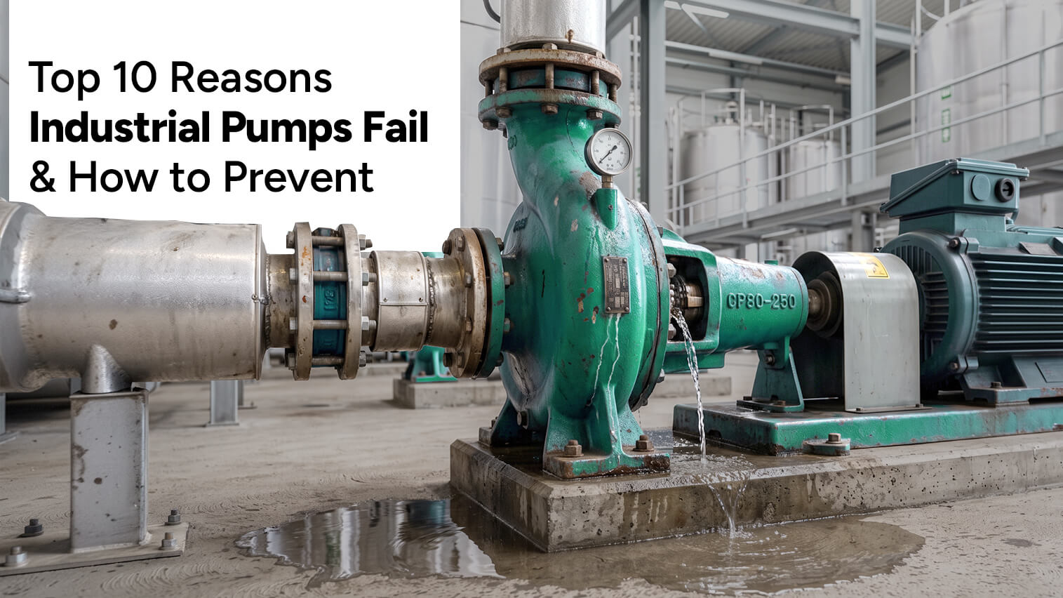 Top 10 Reasons Industrial Pumps Fail & How to Prevent